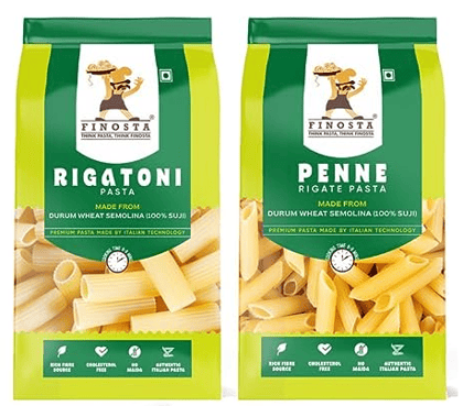 Finosta Rigatoni And Penne, Combo Pack of 2