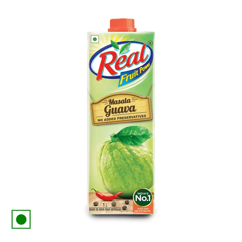 Real Fruit Power Masala Guava Fruit Juice, 1 L Tetrapack
