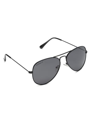 SUNNIES Unisex Black Aviator TAC Polarized Full Rim Metal Frame UV400 Protection Sunglass-SUNNIES-020-C16
