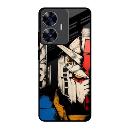 Transformer Art Glass Case for Realme C55