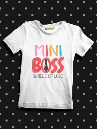 Mini Boss Baby's T-shirt-White / 1-2 Year
