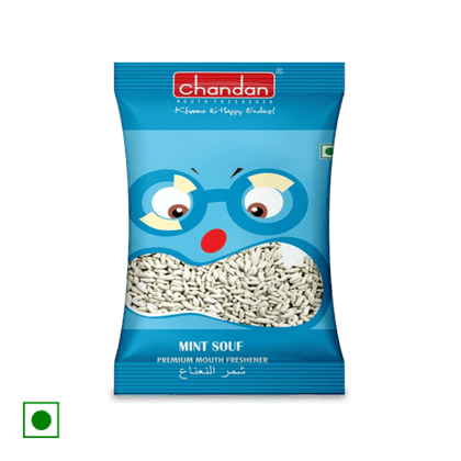 Chandan Mouth Freshener Mint Souf, 100 gm Pouch