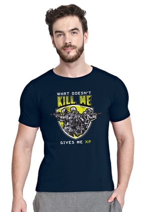 What Doesnt Kill Me, Gives Me XP - Gaming Tee-L / Blue