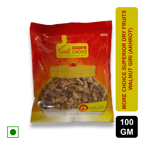 More choice Superior Dry Fruits - Walnut Giri Without Shell, 100 gm Pouch
