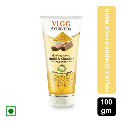 VLCC Face Wash - Haldi and Chandan, 100 ml Tube