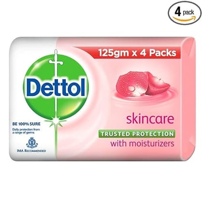 DETTOL SOAP 125GMx4PC SET SKIN CARE