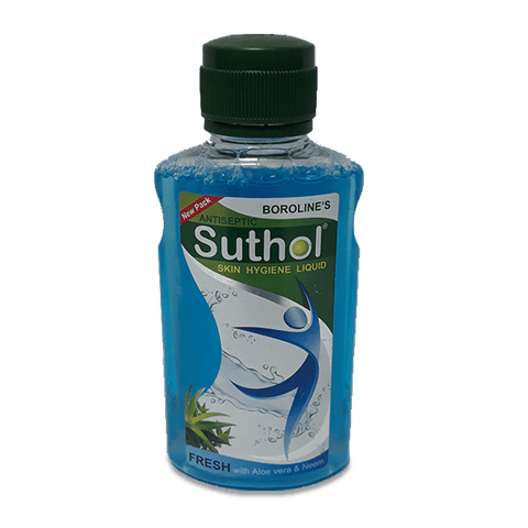 Boroline's Suthol Skin Hygiene Liquid - Fresh, 100 ml Bottle