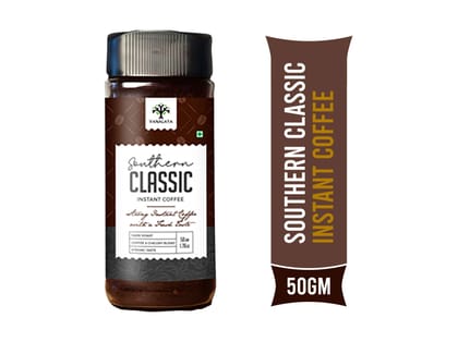 Southern Classic Instant Coffee 70% Arabica & 30% chicory Coffee 50gm Pack of 1