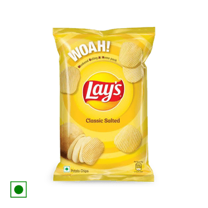 Lay's Classic salted Potato Chips, 130 gm Pack
