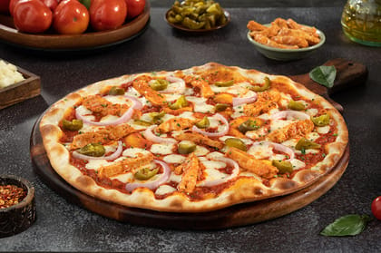 NY - Peri Peri Grilled Chicken Pizza [Extra Spicy] __ 12 Inch