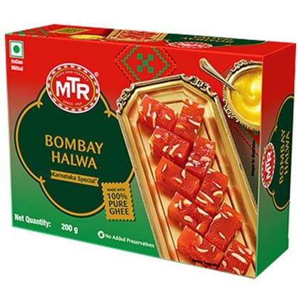 MTR Bombay Halwa - Made With 100% Pure Ghee, 200 g