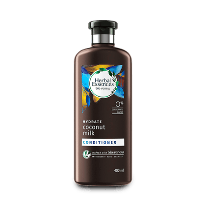 Herbal Essences Bio:Renew Hydrate Coconut Milk Conditioner, 400 ml Bottle