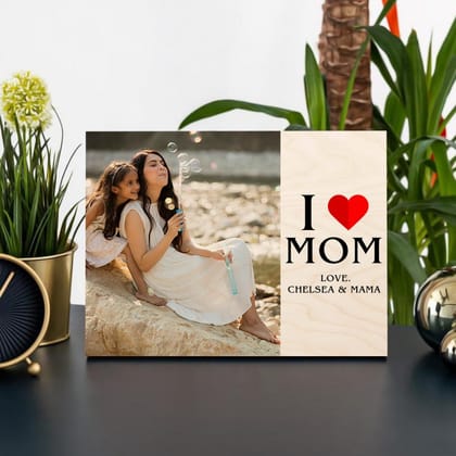 Personalised | I Love MoM-10x8 Inch