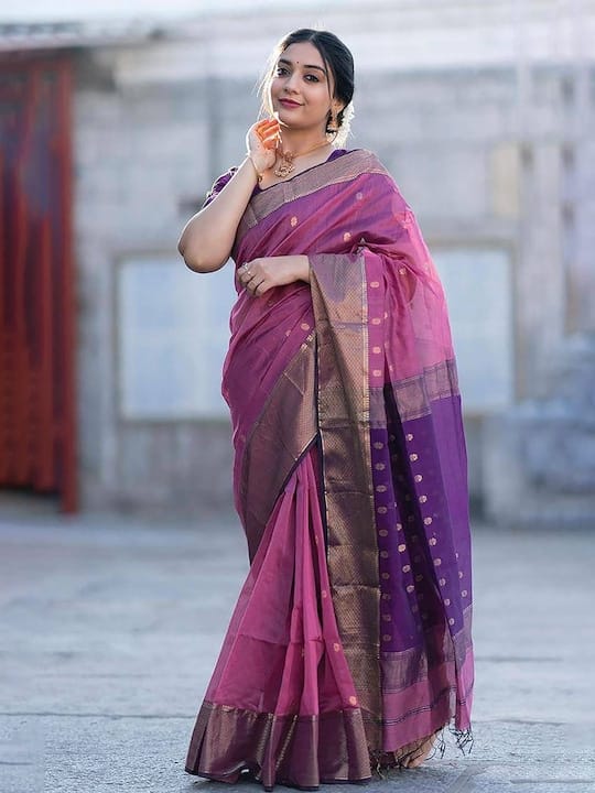 Woven Design Zari Banarasi Saree