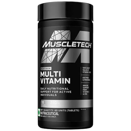 Muscletech Platinum MultiVitamin 60 Tablets