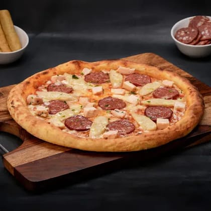 Parma Meat Feast Pizza __ Medium [Thin Crust] [9 Inches]