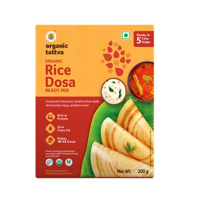 Organic Rice Dosa Ready Mix 200g