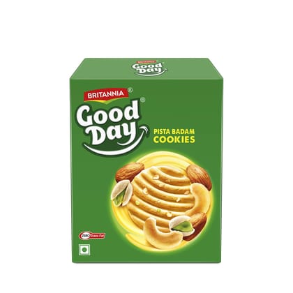 Britannia Good Day Pista Badam Cookies Pouch, 250 g