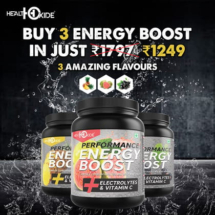 Best Energy Booster Combo - 3 Amazing Flavour-Black Current / Guvava / Pinapple