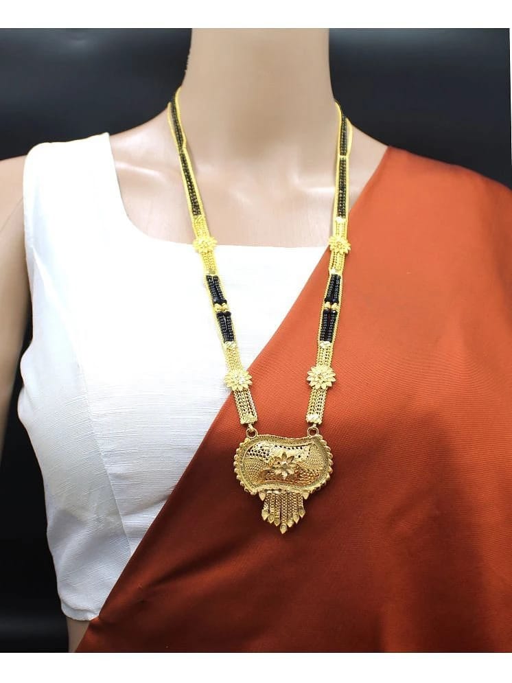 Soni jewellery Golden Mangalsutra ( Pack of 1 ) - Golden