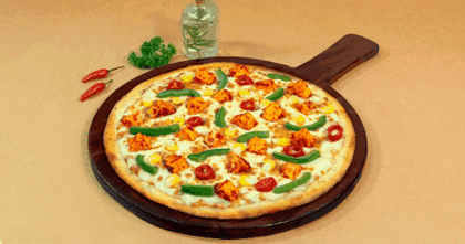 Peri Peri Paneer Pizza [7" Regular] __ Thin Crust