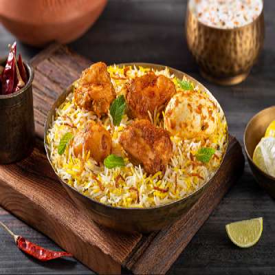 Kolkata Chicken Biryani-Serves 1(4pc)
