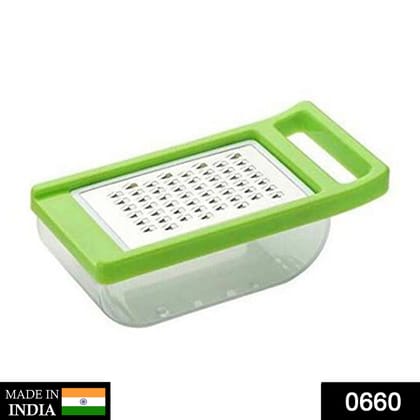 Cheese Grater/Slicer/Chopper With Stainless Steel Blades (0660)