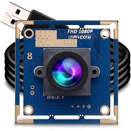 ELP USB with Camera 2.1mm Lens 1080p Hd Free Driver USB Camera Module,2.0 Megapixel(1080p) Usb Camera, for Linux Windows Android Mac Os