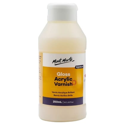 Mont Marte Gloss Acrylic Varnish 250Ml