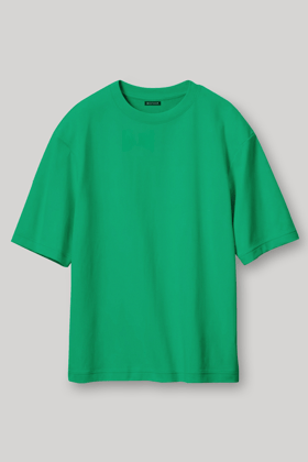 Forest Green- Oversized T-Shirt-M