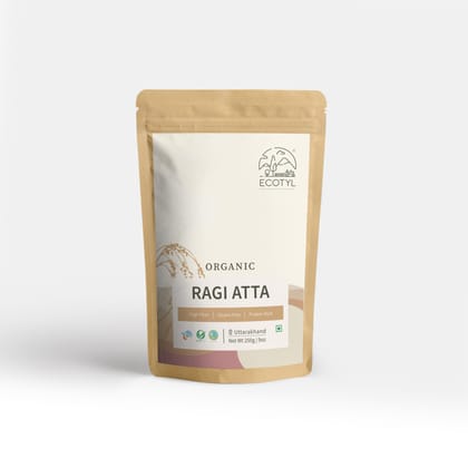 Ecotyl Organic Ragi Atta (Finger Millet Flour) - 250g