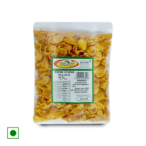 Balaji Foods Makkai Chudwa Snacks, 150 gm Pouch