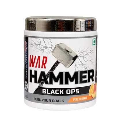 International Protein War Hammer Black OPS Pre Workout-80 Servings / Peach Orange