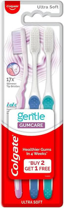 Colgate Gentle Gumcare Soft Toothbrush  (3 Toothbrushes)