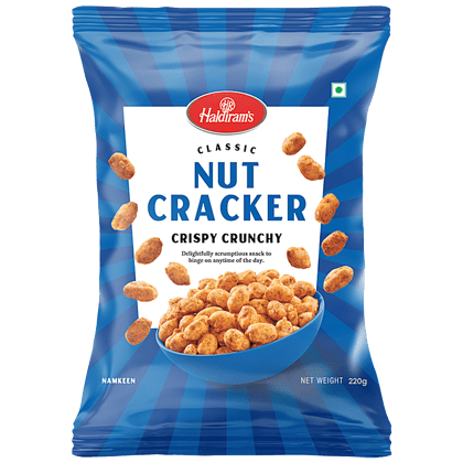 Haldiram's Nut Cracker Namkeen, 200 G Pouch(Savers Retail)