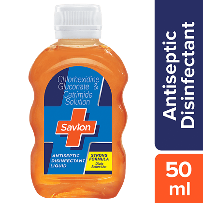 Savlon Antiseptic - Disinfectant Liquid, 50 Ml Bottle(Savers Retail)
