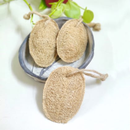 Natural Plant based loofah/ Bathing sponge -set of 5