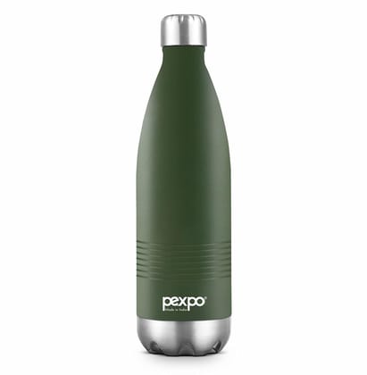 Pexpo Stainless Steel Hot and Cold Vacuum Insulated ISI Certified Flask, 500ml, Pink, Echo Delux | Lightweight & Keeps Drinks Hot/Cold for 24+ Hours