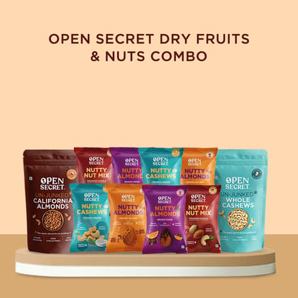 Open Secret Dry Fruits & Nuts Combo Pack