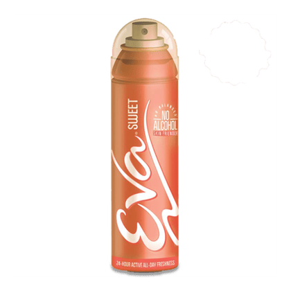 Eva Deodorant Body Spray Sweet, 125 ml Bottle