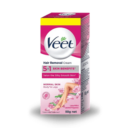 Veet Hair Removal Cream - Normal Skin, 50 gm Tube