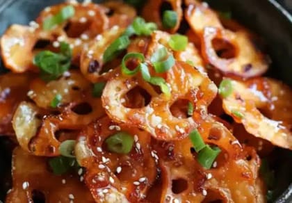 Crispy Lotus Root Honey Chilli