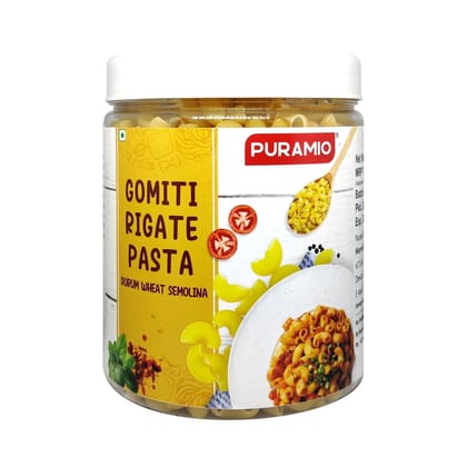 Puramio Gomiti Rigate Durrum Wheat Semolina Pasta, 850 gm