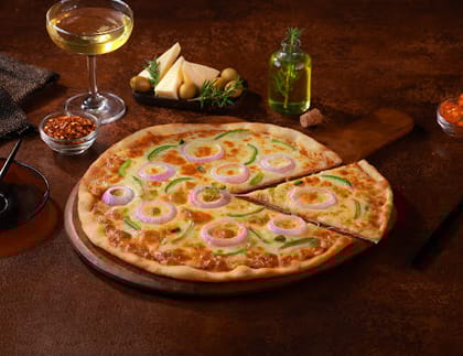Garden Harvest Cheese Burst Pizza [10" Large]