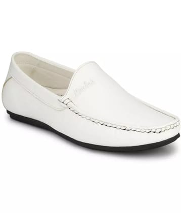 Fashion Victim - White Mens Loafers - 6