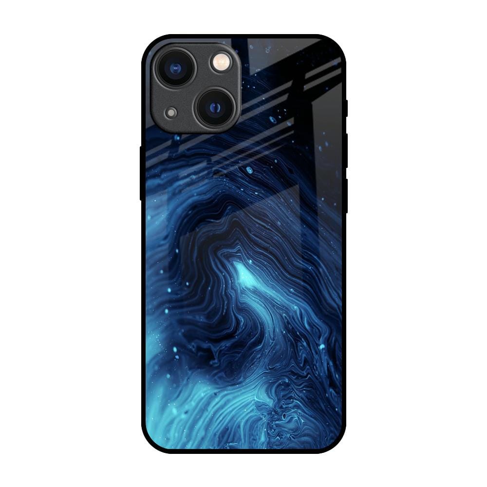 Dazzling Ocean Gradient Glass Case For iPhone 14 Plus