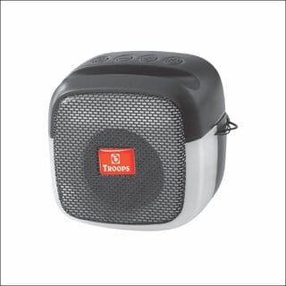 TP TROOPS  Dynamic Thunder Sound with Disco LED 5 W Bluetooth Speaker (Black, Stereo Channel)-TP-3089-Black