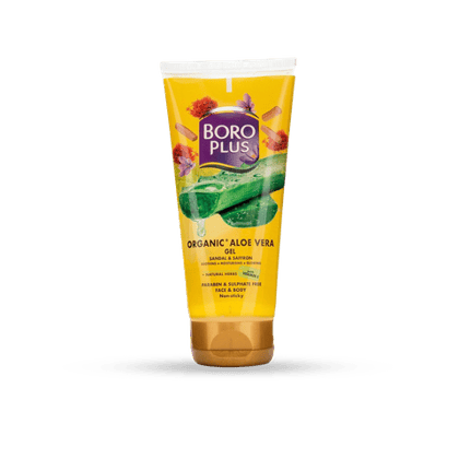 Boro Plus Aloe Vera Gel Haldi Chandan Kesar, 150 ml Tube