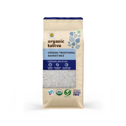 Organic Traditional Basmati Rice - 1 Kg