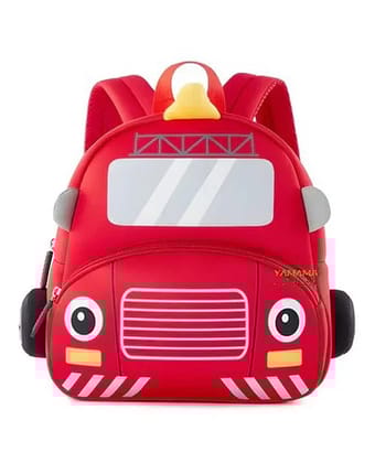 Spot Hunt cute car face  Backpack With Front Pocket Adjustable Straps For Kids Premium Design Bag For Kids Best For Pre School Kindergartens Picnic And Holidays Multicolor